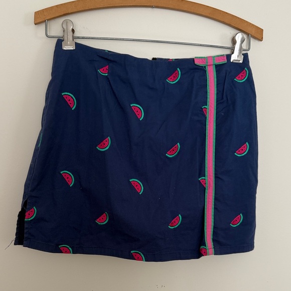Lilly Pulitzer Dresses & Skirts - Lilly Pulitzer Navy Skirt with Watermelon Print